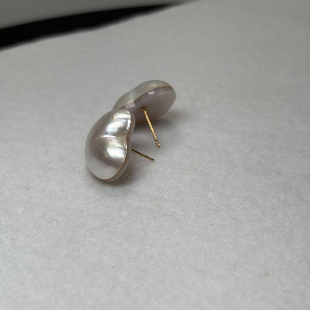 楽天 南洋真珠 ピアス 本真珠 期間限定価格・新品 白蝶真珠 17 K18YG アクセサリー