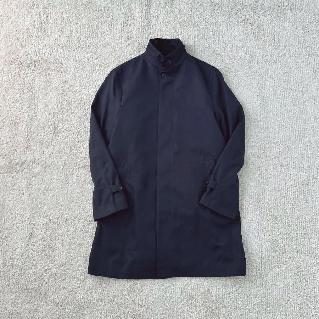 スペザード スタンドカラーコート アウター 尾翼ボタン オフィスカジュアル