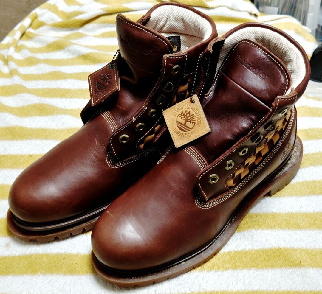 Timberland WATERPROOF 10M ブラウン系 難あり