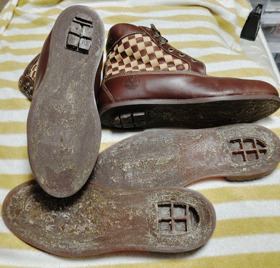 Timberland WATERPROOF 10M ブラウン系 難あり