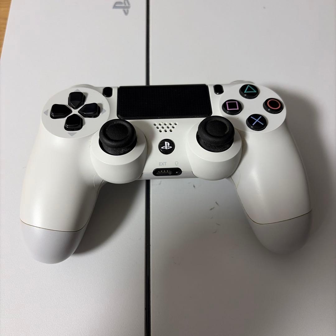 ホワイト PS4 本体 コントローラー付き 箱無しPlayStation4 UP786_INFO