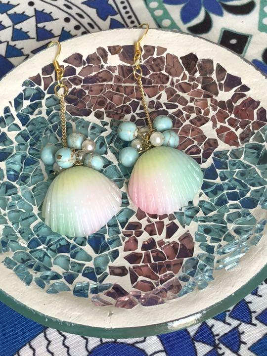 ARたん専用♡«一点物シリーズ!!»tropical shell ピアス