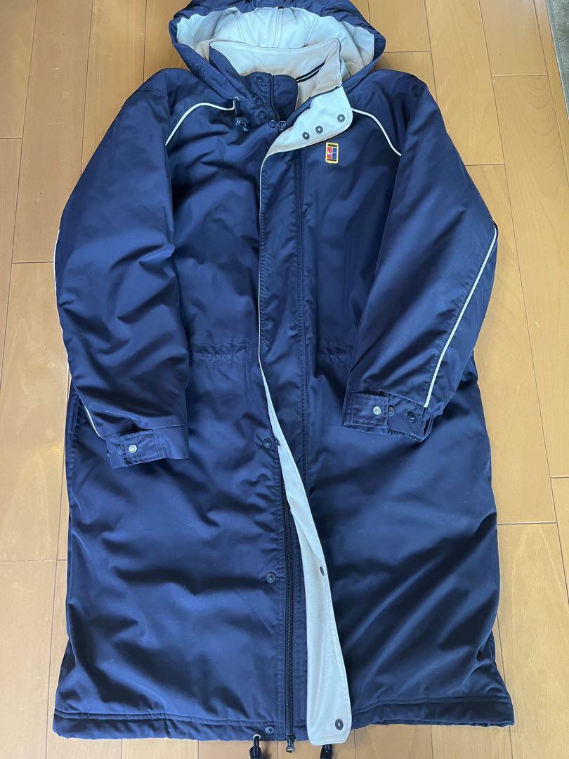マキフミ　NIKE TENNIS フード付ベンチコート Ｍ