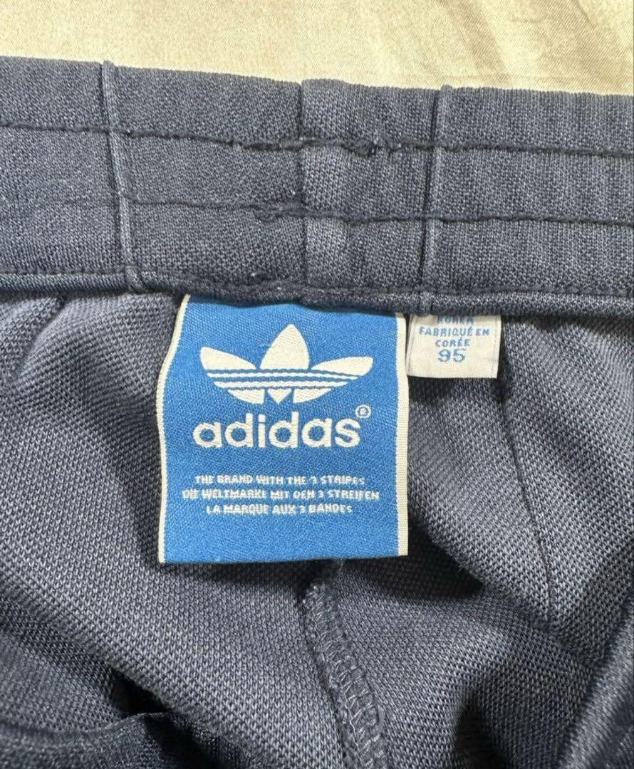 adidas アディダス ヨーロッパ トラックパンツ トレフォイル 刺繍ロゴ