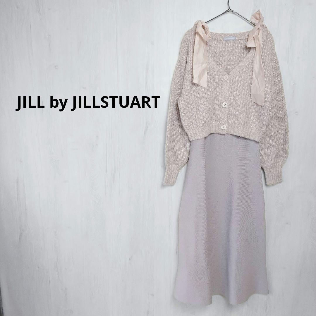 JILL byJILLSTUART シアーリボンワンピ・カーデセット 200