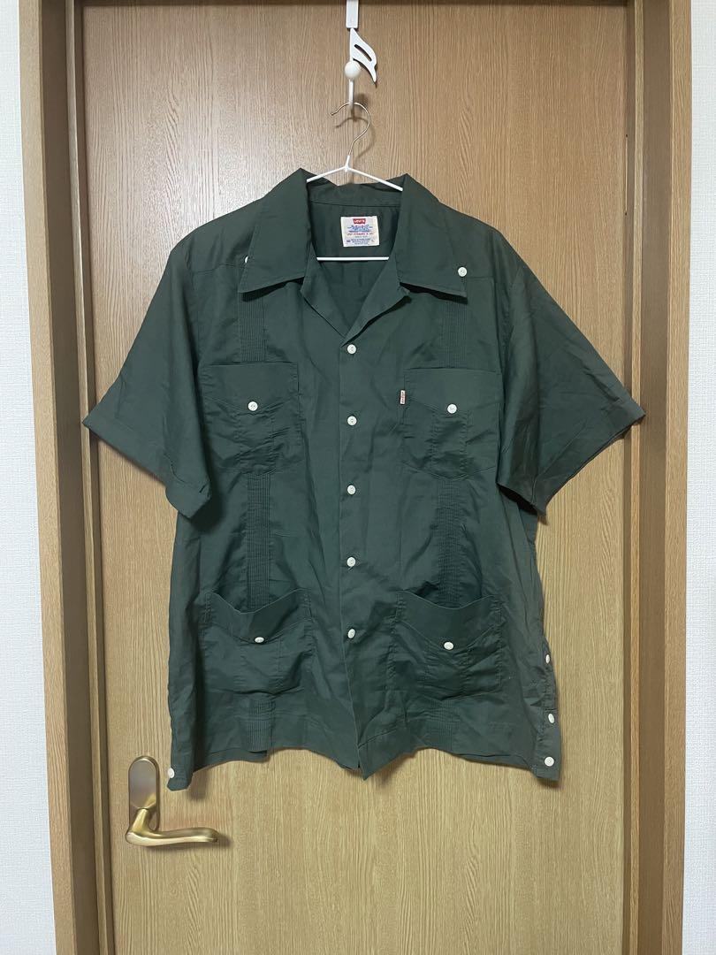 90s Levis リーバイス　cuban shirt Lサイズ