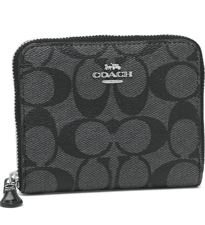 COACH ブラック 二つ折り財布