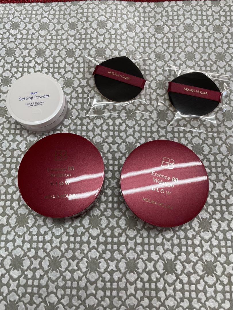 ホリカホリカエッセンスBBWデーショングロウ18g×2個　専用パフ2個入り