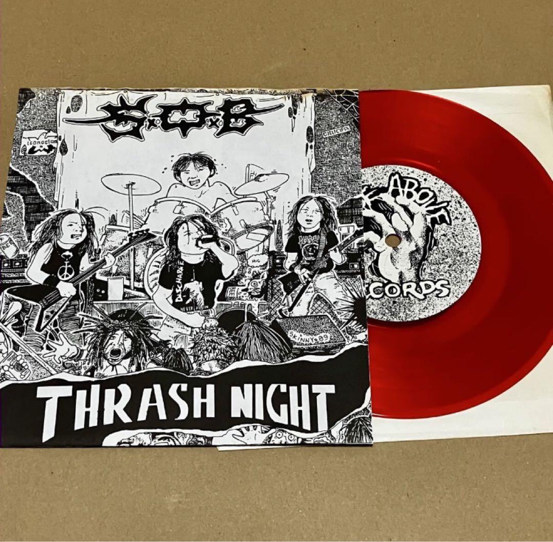 SxOxB 7インチ ハードコア hardcore gism thrashやや傷や汚れあり
