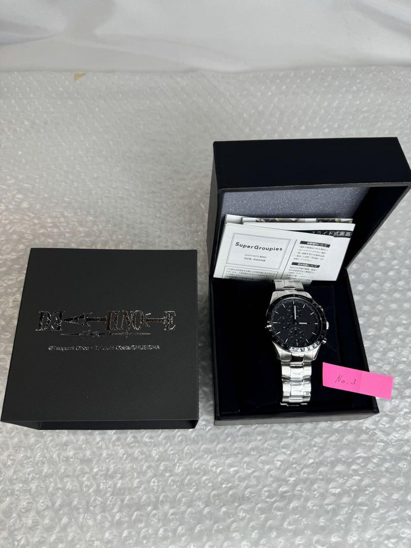 SuperGroupies DEATH NOTEモデル 腕時計 受注生産品　レア SuperGroupies DEATH NOTEモデル 腕時計 受注生産品レア