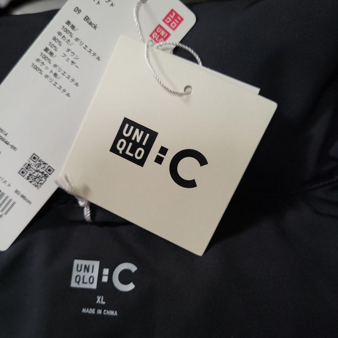 UNIQLO C ダウンクロップドベスト XL ブラック ☆最終お値下げ☆