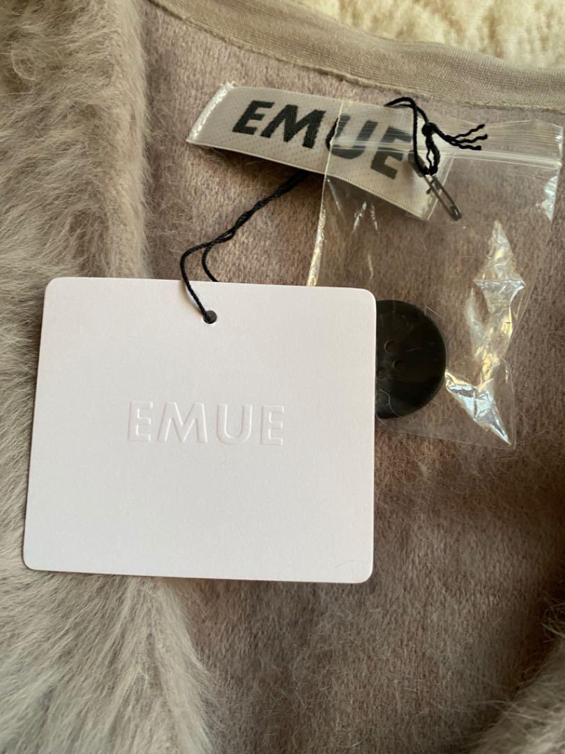 MAX80%OFF／セール開催中 新品】EMUE シャギーコーディガン☆カーディガン ラビットファー トップス