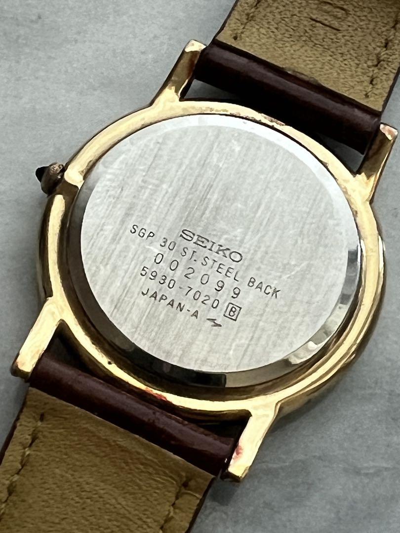 電池交換済み】 SEIKO QZ GOLD セイコー クォーツ vintage