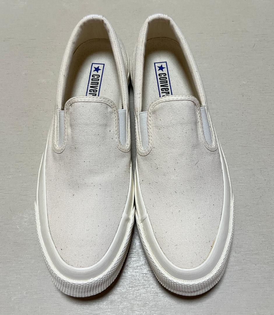 コンバース　DECK STAR　67　SLIP　生成り　24.5cm