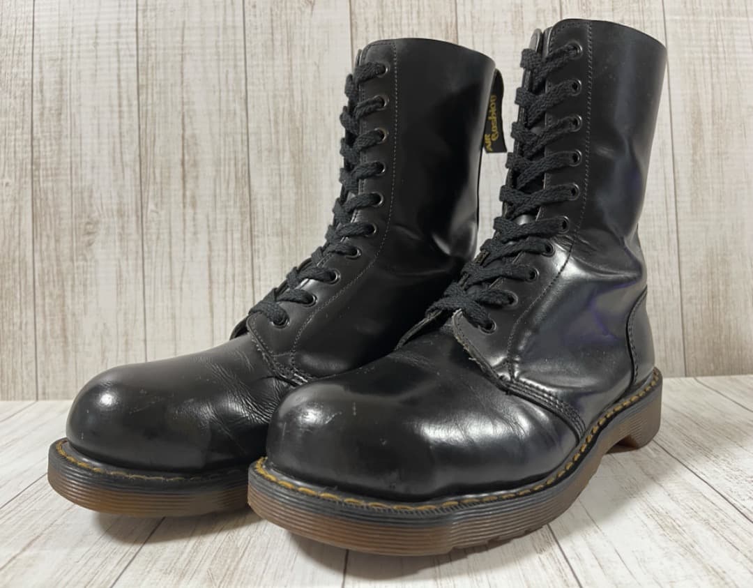 激レア ドクターマーチン イングランド20ホール スチールトゥ