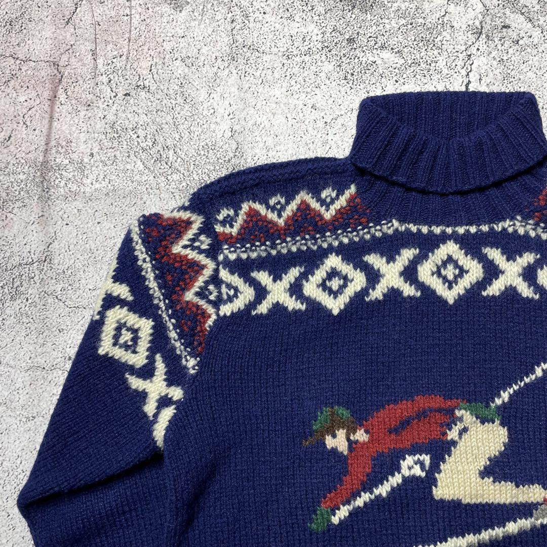 90's Ralph Lauren SUICIDE SKI ハンドニット