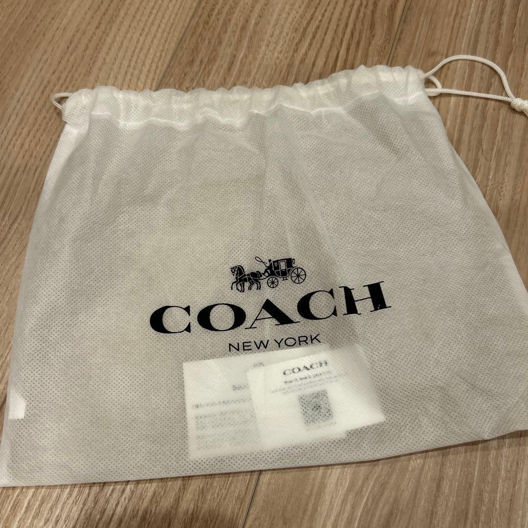 【美品】COACH コーチ ベージュ ショルダーバッグ