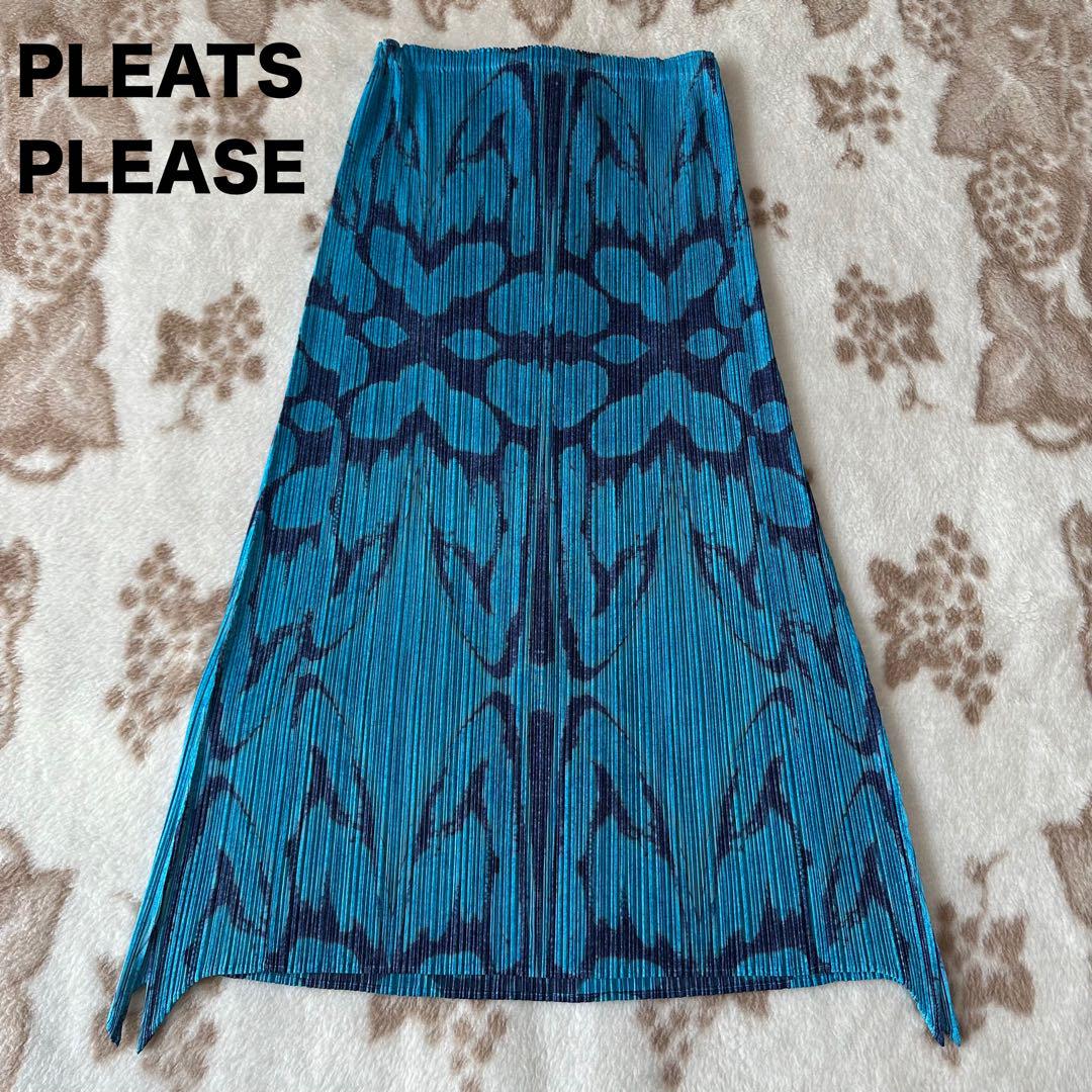 ヤマダ様 プリーツプリーズ Ikat Tribal タイダイ柄 スカート