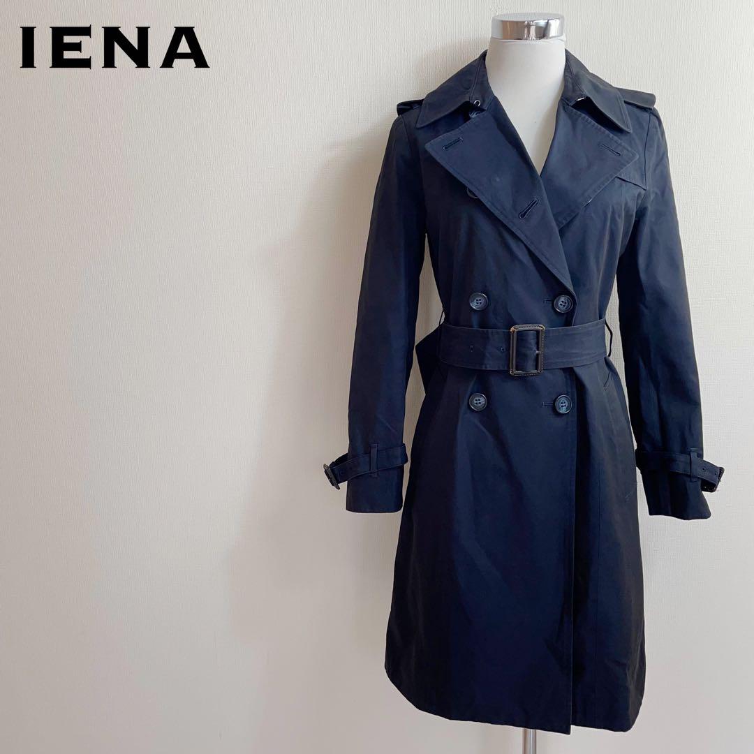 IENA イエナ トレンチコート ネイビー
