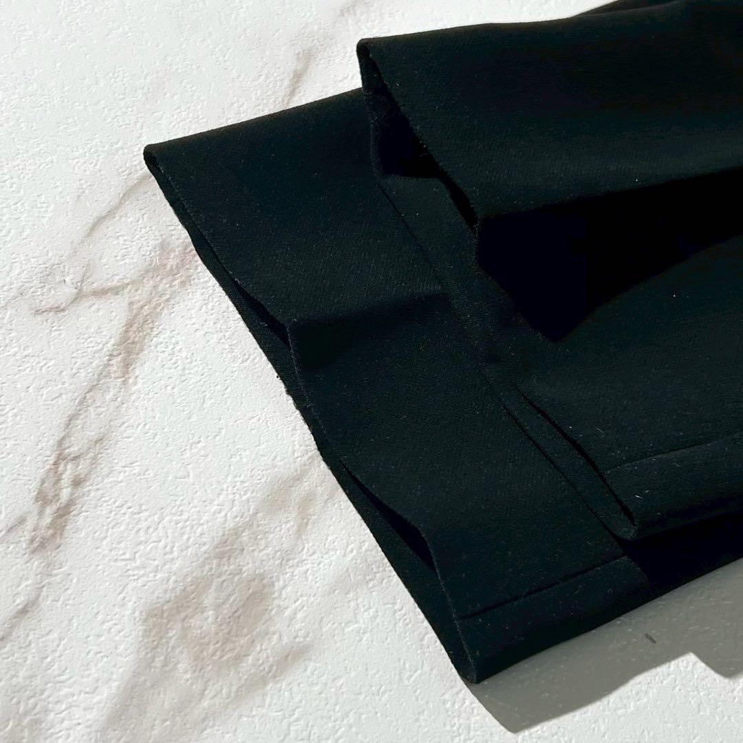 緊急入荷！ GUCCI グッチ Gロゴレザーベルト付スラックス パンツ ブラック 36M・GUCCI