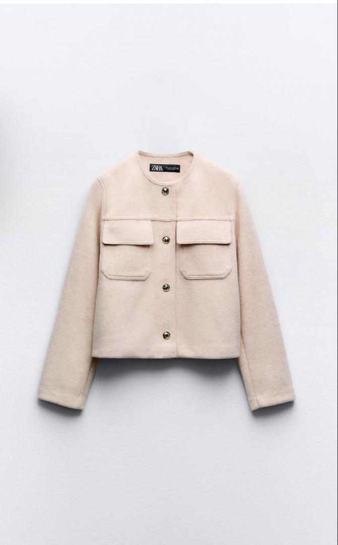 ZARA ソフトジャケット　ピンク