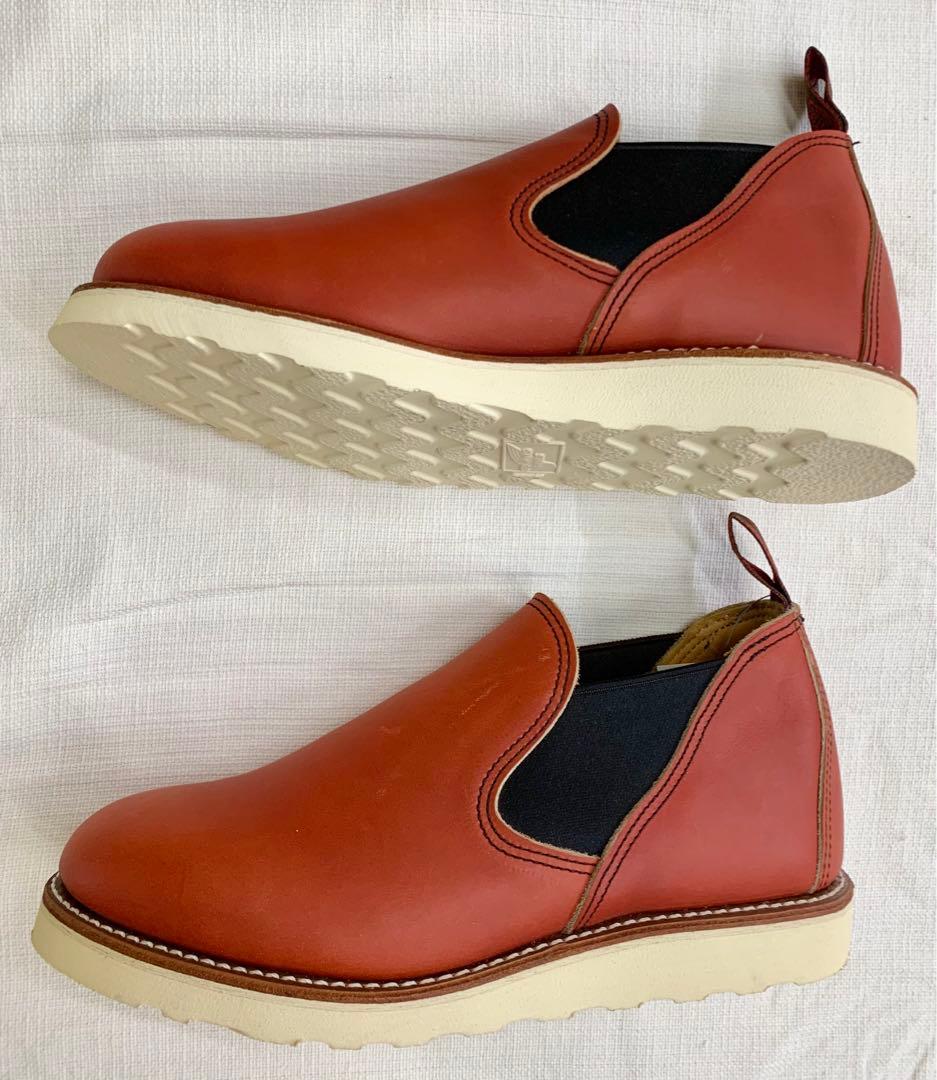 レッドウイング 8145 US8 26cmロメオＥ ブーツ スリッポン ブラウン