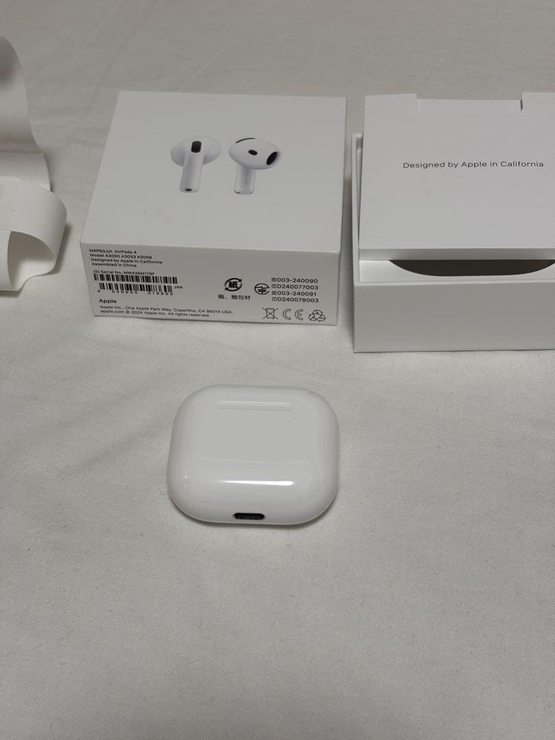 Apple AirPods (第4世代) 本体　ANC無し