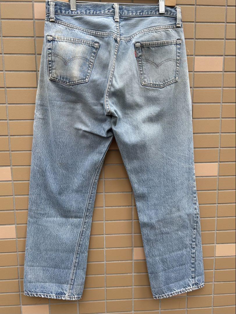 80s USA製レア希少 ヴィンテージlevis リーバイス501e クロカン