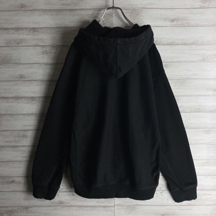 カラー 即完売 カーハートWIP ワンポイント刺繍ロゴ入りパーカー裏起毛 人気Lサイズ mbkZE-m33186625329 トップス