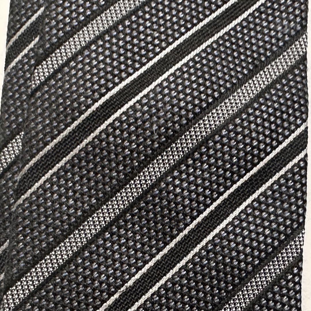 BURBERRY BLACK LABEL ネクタイ　ジャガード　レジメンタル