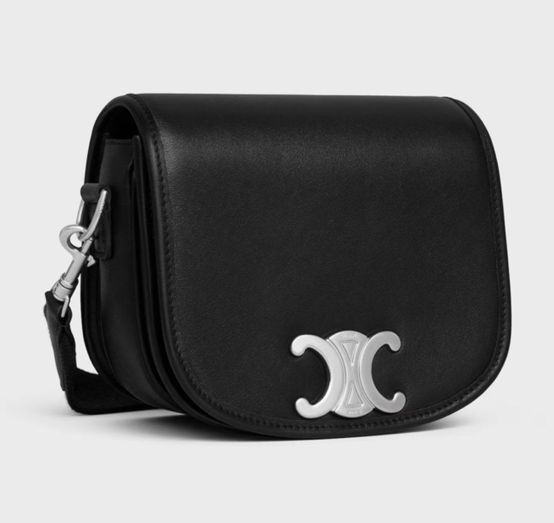 CELINE セリーヌ スモール ブザス ストラップ トリオンフショルダーバッグ