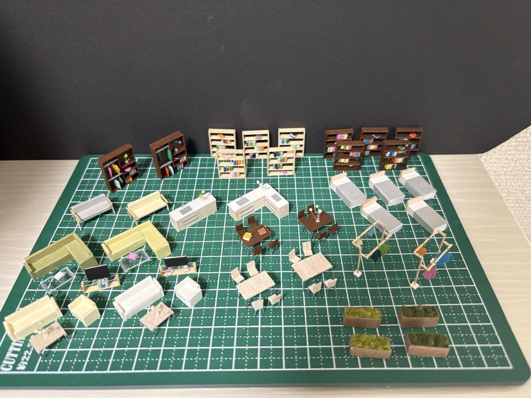 建築模型添景1/100住宅セット