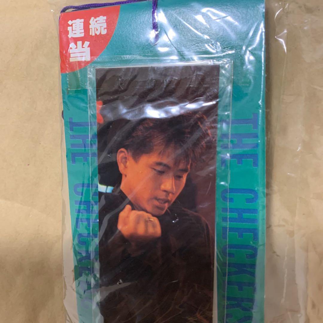 ステッカー Amada CHECKERS 昭和アイドル 藤井 フミヤ 藤井尚之