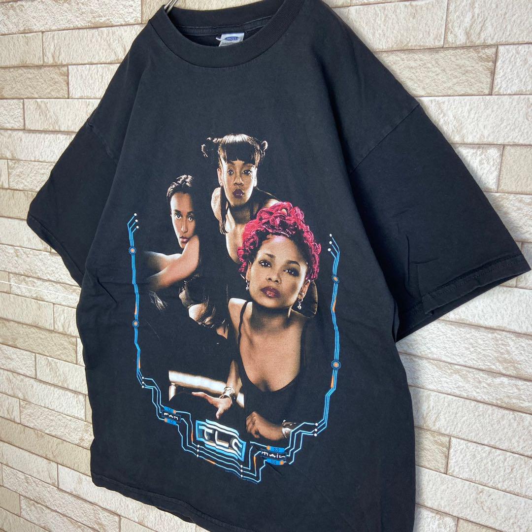 人気を誇る 90s TLC バンド ラップ TULTEX ヴィンテージ R&B Tシャツ T