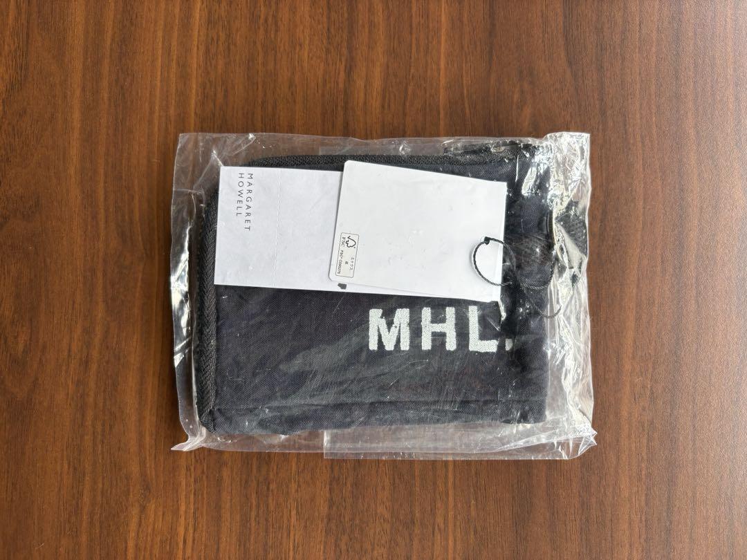 【新品】MHL(エムエイチエル) WORN ナイロンキャンバス ミニウォレット 新品】MHL.(エムエイチエル) WORN ナイロンキャンバス ミニ