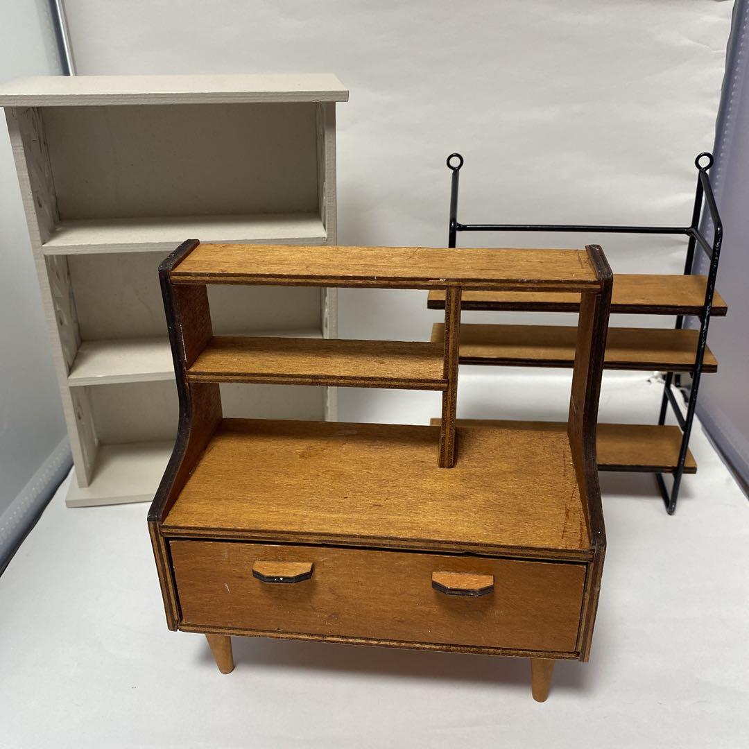 ドール家具 ３点セット　ブライス リカちゃん　サイズ