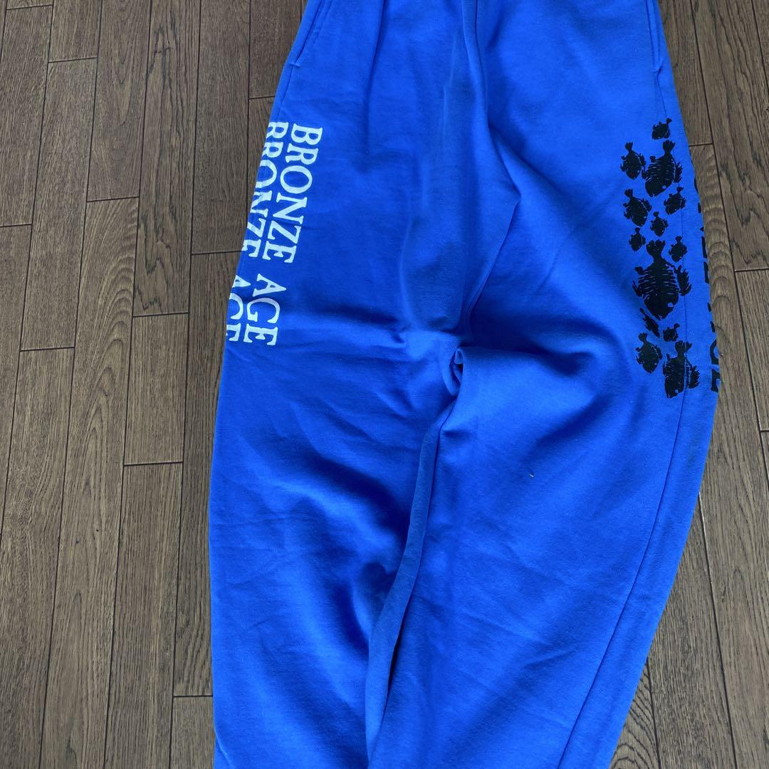 PORT & COMPANY スウェットパンツ S 青 BRONZE AGE