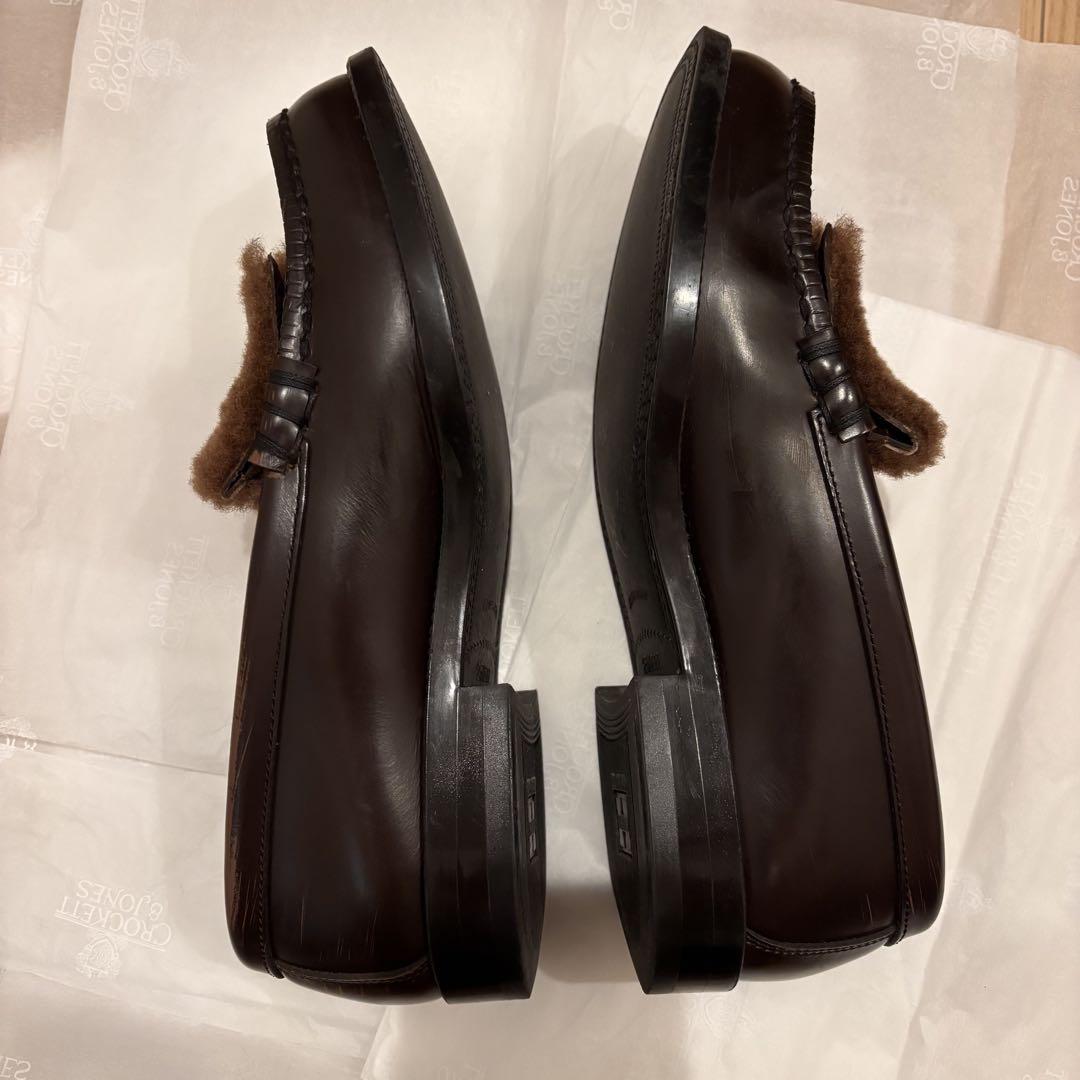 専用 Hender Scheme ファー付きローファー 黒 hender scheme HARUTA レザー ローファー ファー付き - メルカリ