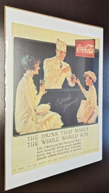 COCA-COLA コカ・コーラ レトロ ポスター 非売品 ノベルティグッズ