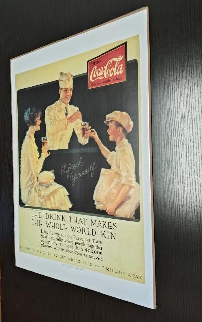 COCA-COLA コカ・コーラ レトロ ポスター 非売品 ノベルティグッズ