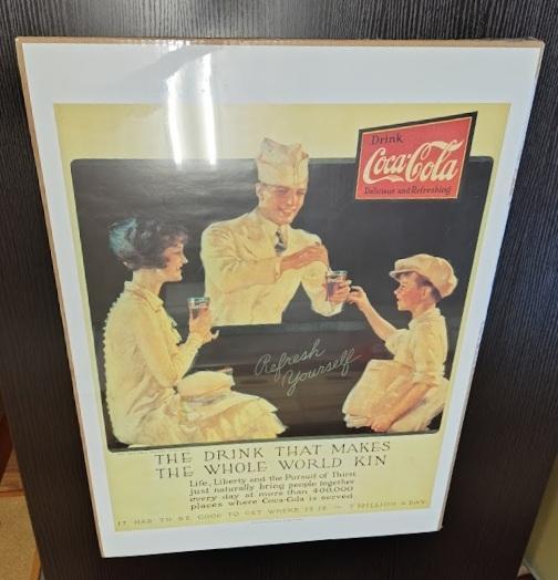 COCA-COLA コカ・コーラ レトロ ポスター 非売品 ノベルティグッズ
