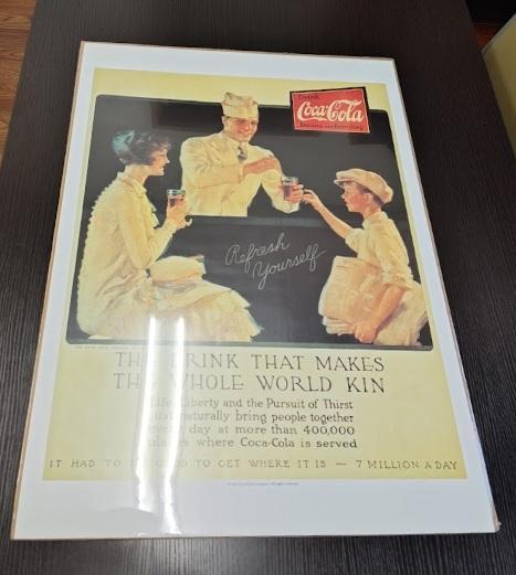 COCA-COLA コカ・コーラ レトロ ポスター 非売品 ノベルティグッズ