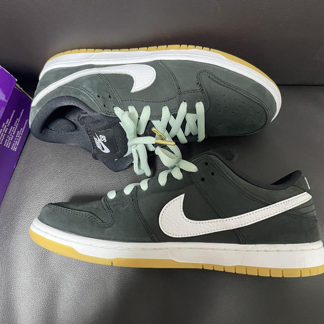 新品　Nike SB Dunk Low Pro WhiteBlack-Gum
