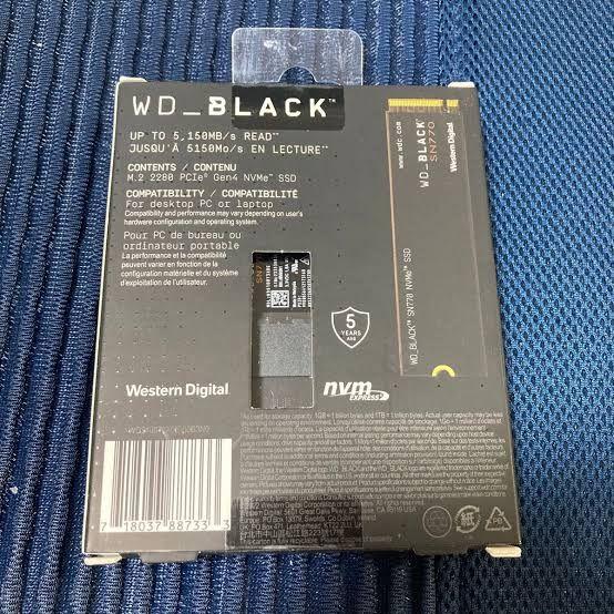 WD BLACK SN770 M.2 2280 1tb 新品未使用未開封品 画像2