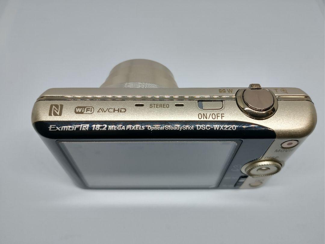 ソニー Cyber-shot DSC-WX220 ゴールド オールドコンデジ
