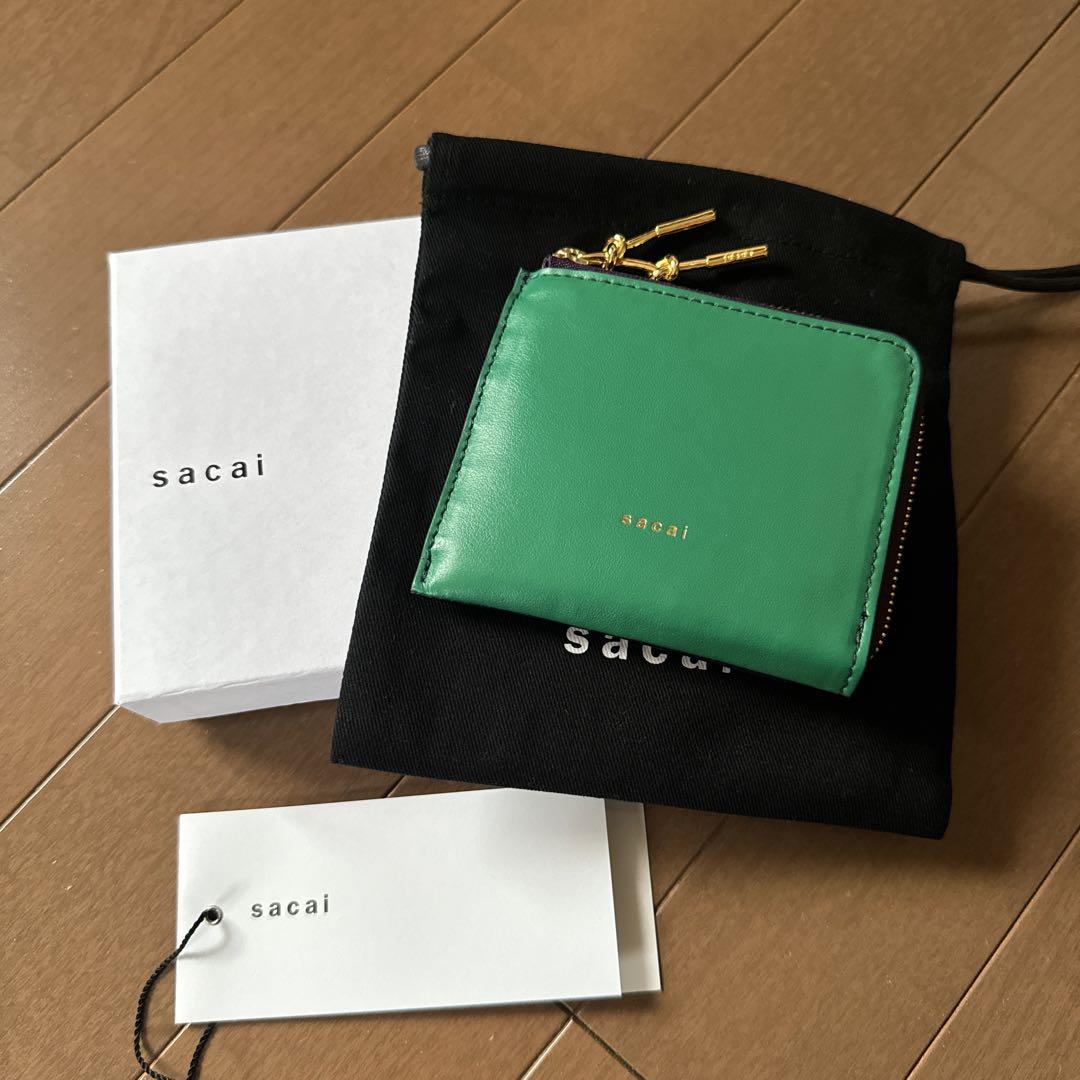 サカイ　財布 サカイ 財布 Sacai Bicolour Half Wallet sacai - メルカリ