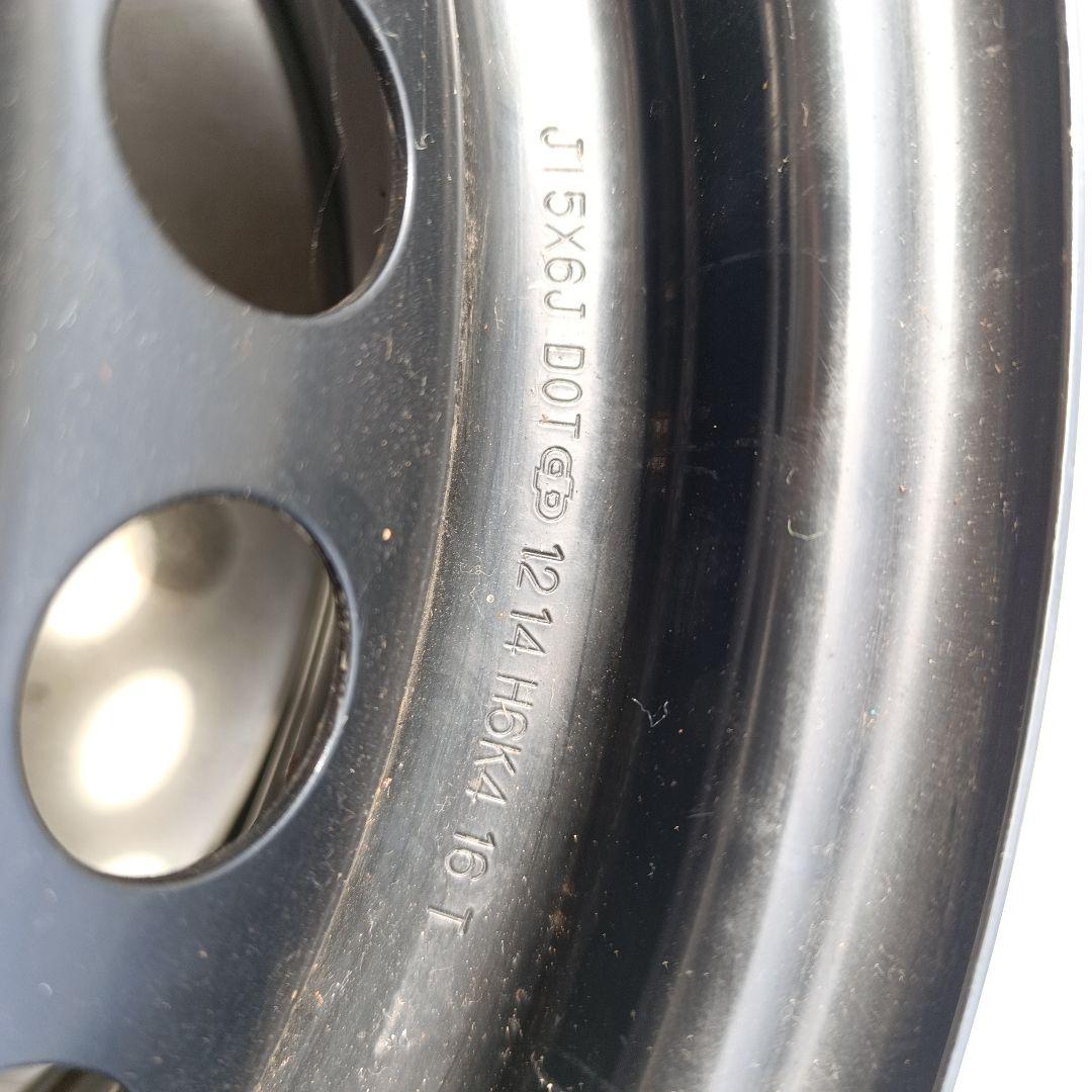 ホンダ　フィット　純正ホイール　ホイールカバー付き 15×6J