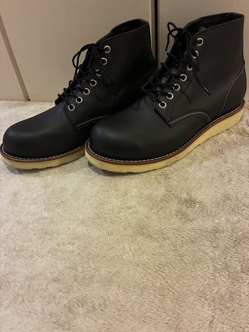 美品HAWKINS HL40011 プレーントゥ 黒 26 RED WING