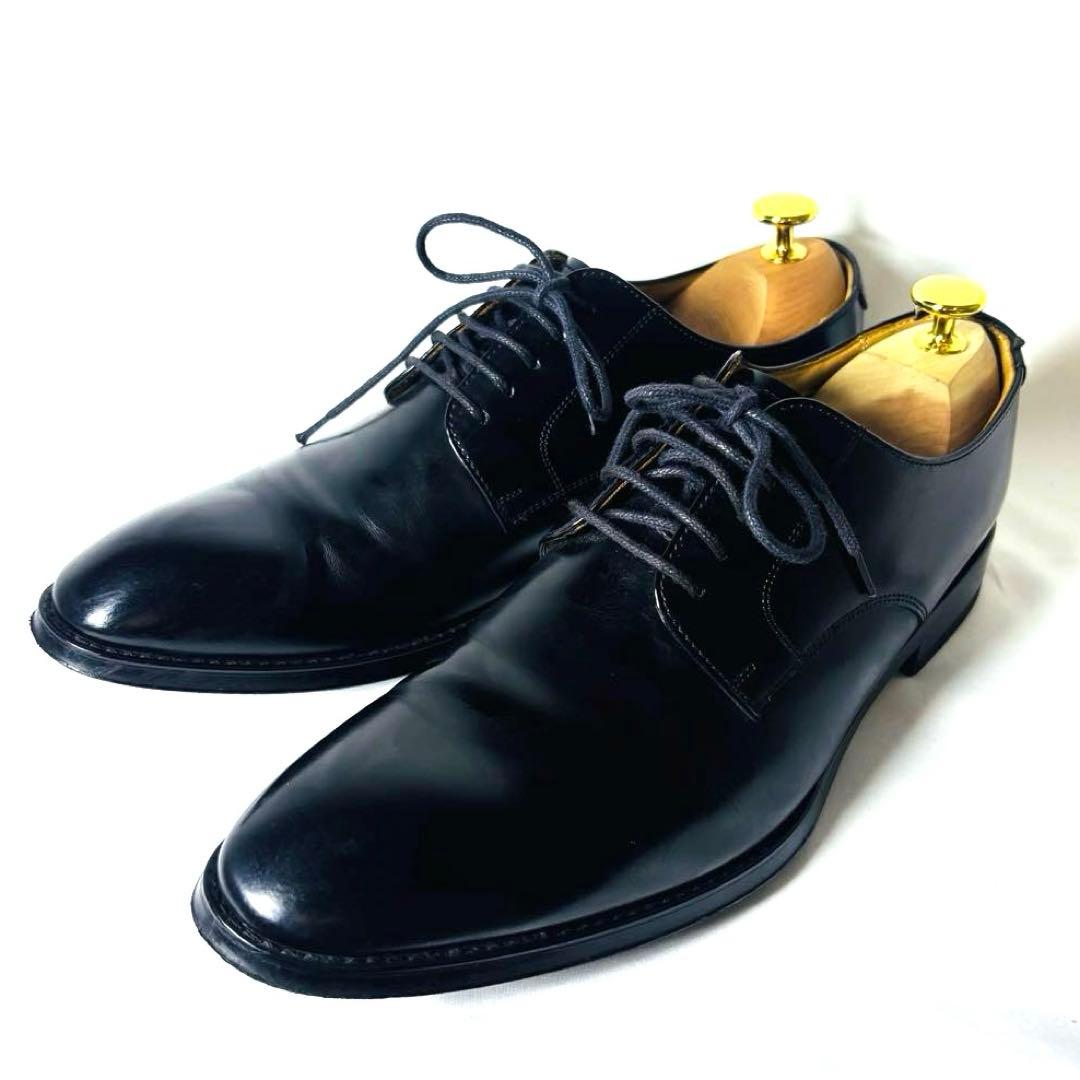 REGAL リーガル 25cm ビジネスシューズ 革靴 プレーントゥ 黒