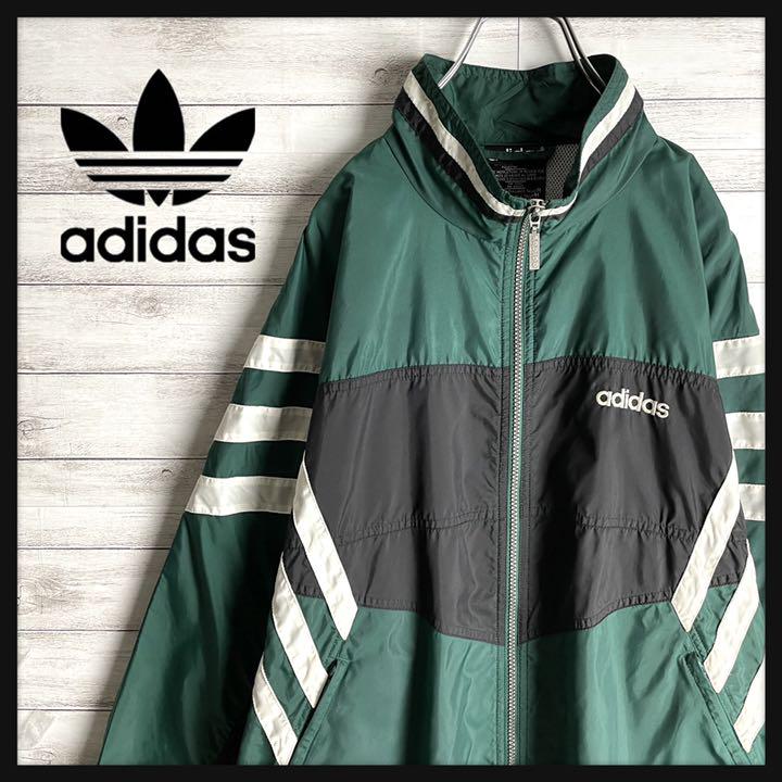 古着80's万国旗タグ adidasナイロンジャケット 仲野太賀さん着用